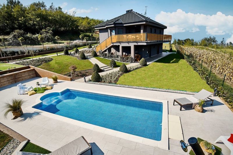 Relax Ferienhaus mit Pool und Sauna, Bosiljevo, in der Nähe von Fluss Kupa, Kroatien